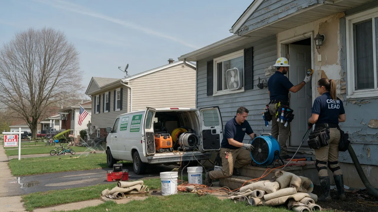 Flood Cleanup in West Long Branch, NJ near me